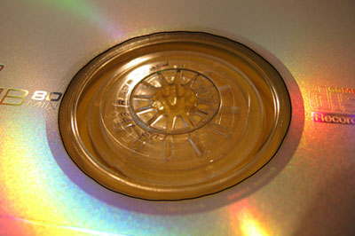 CD-Halter, transparent - selbstklebend - einzeln lieferbar